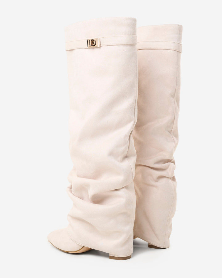 Women's Slouchy Suede Knee High Boots