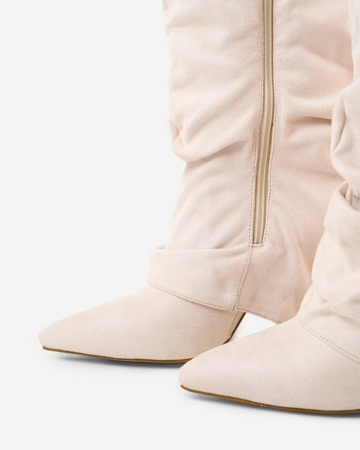 Women's Slouchy Suede Knee High Boots