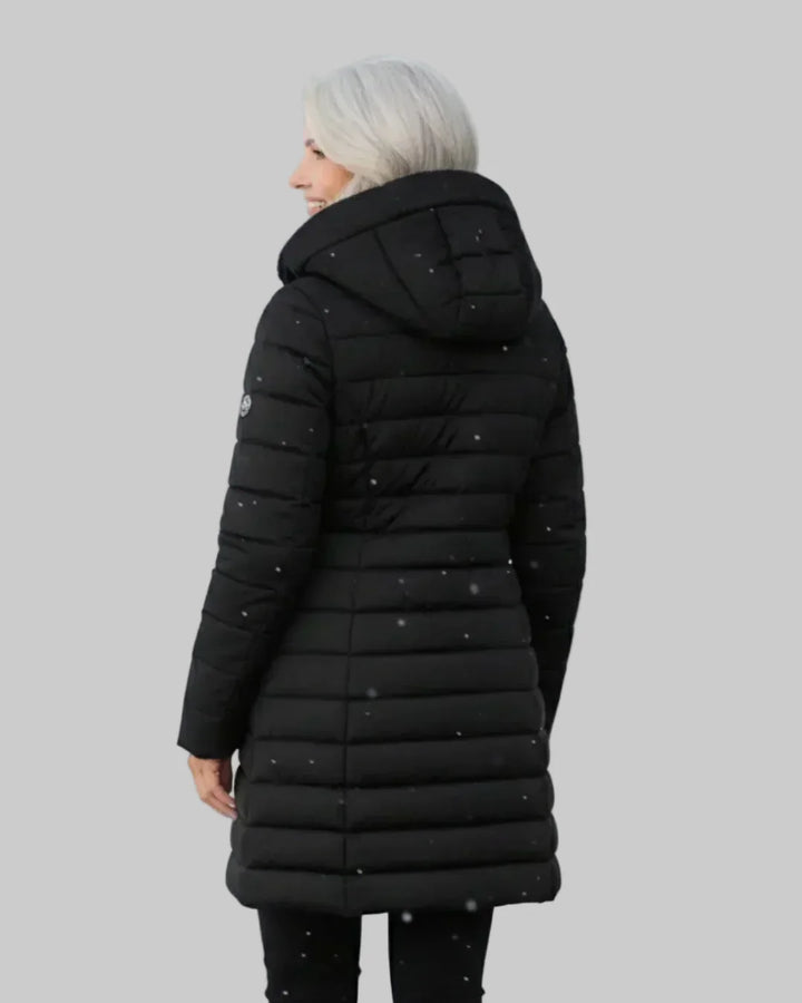 Hooded Quilted Padded Winter Coat
