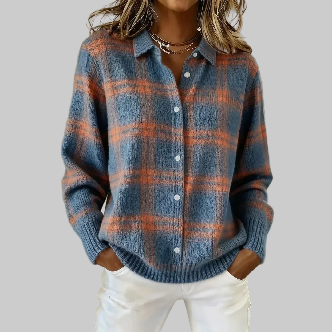 Heritage Check Cardigan
