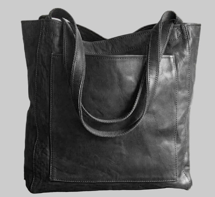 Spacious Tote Bag with Front Pocket and Twin Shoulder Straps