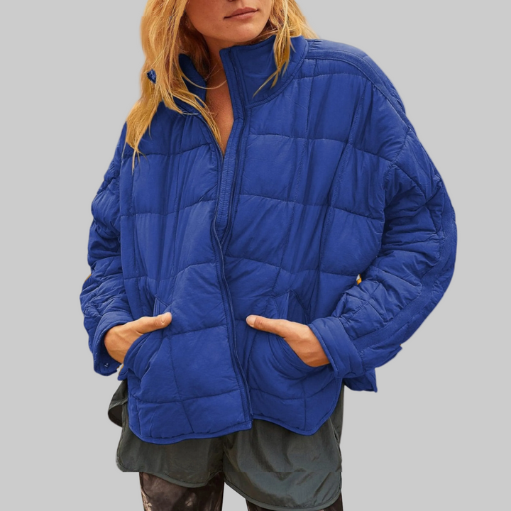 Lightweight Compact Zip Puffer Jacket