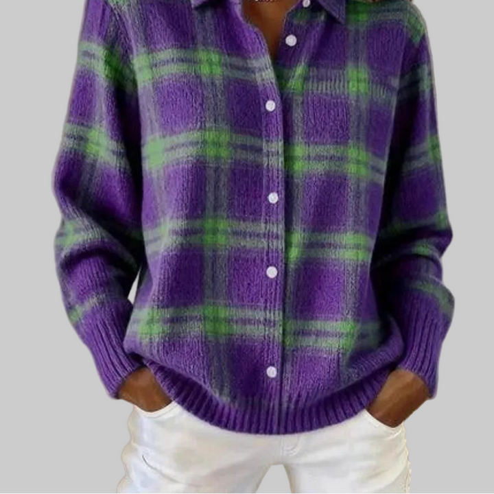 Heritage Check Cardigan