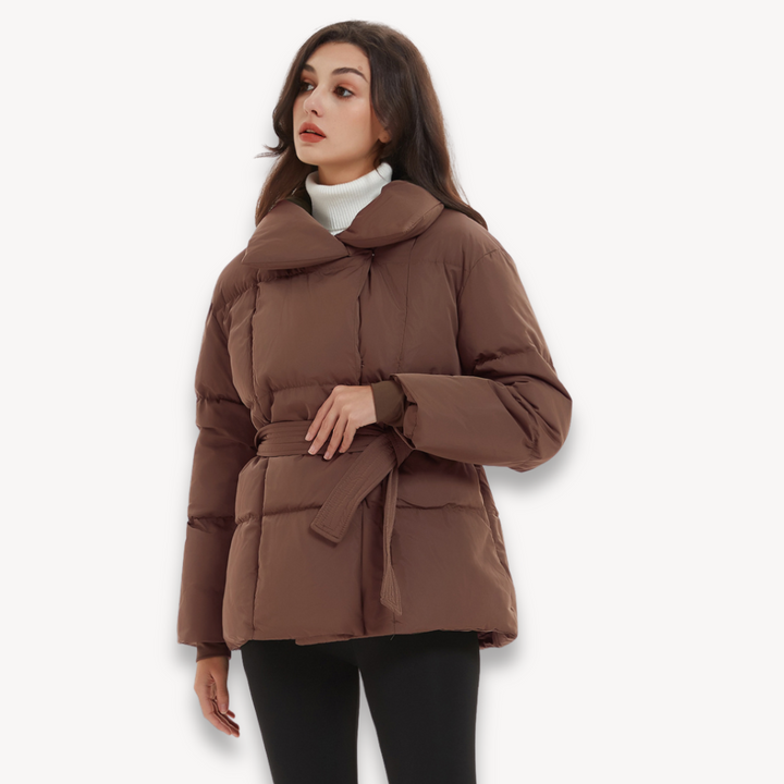 Women's Quilted High-Collar Puffer Jacket