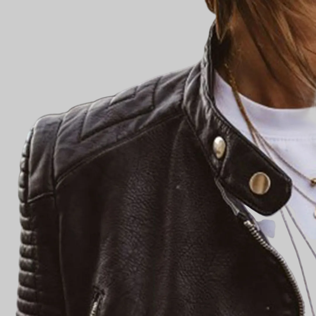 Genuine Leather Biker Jacket
