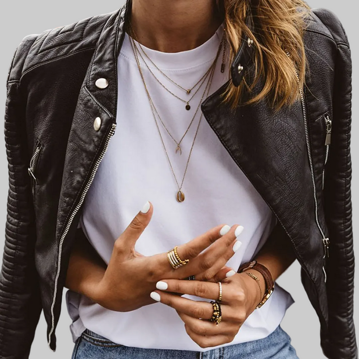 Genuine Leather Biker Jacket