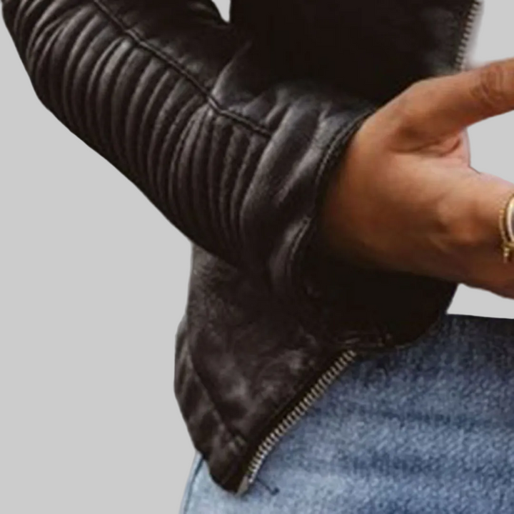 Genuine Leather Biker Jacket