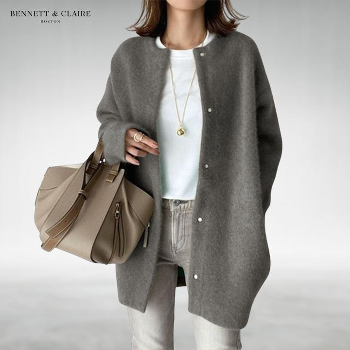 Women's Soft Knit Everyday Cardigan - Gray
