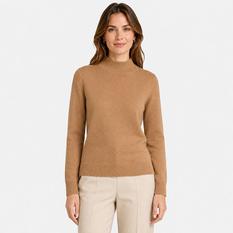 Beatrice Mock-Neck Jumper