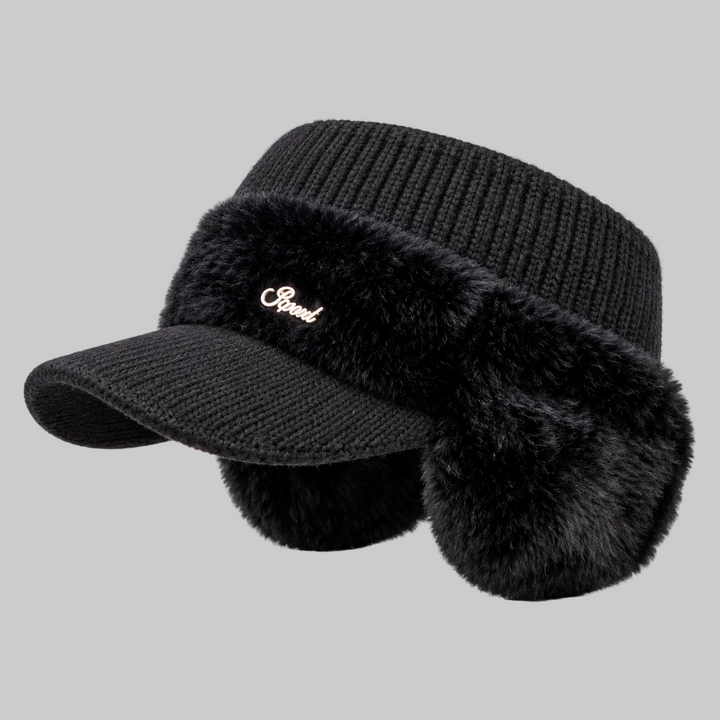 Open-Crown Knitted Ponytail Beanie