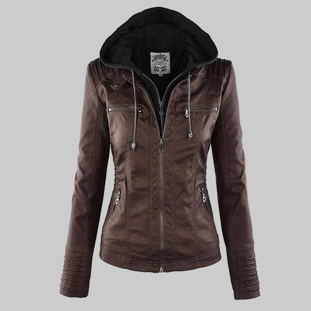 Hooded Moto Jacket