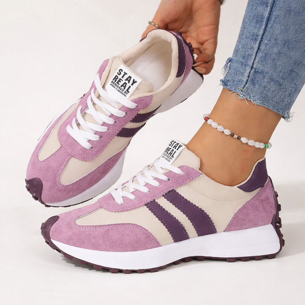 Platform Sneakers with Cushioned Sole