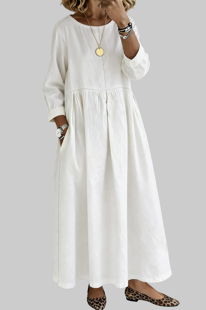 Vintage Denim Maxi Dress