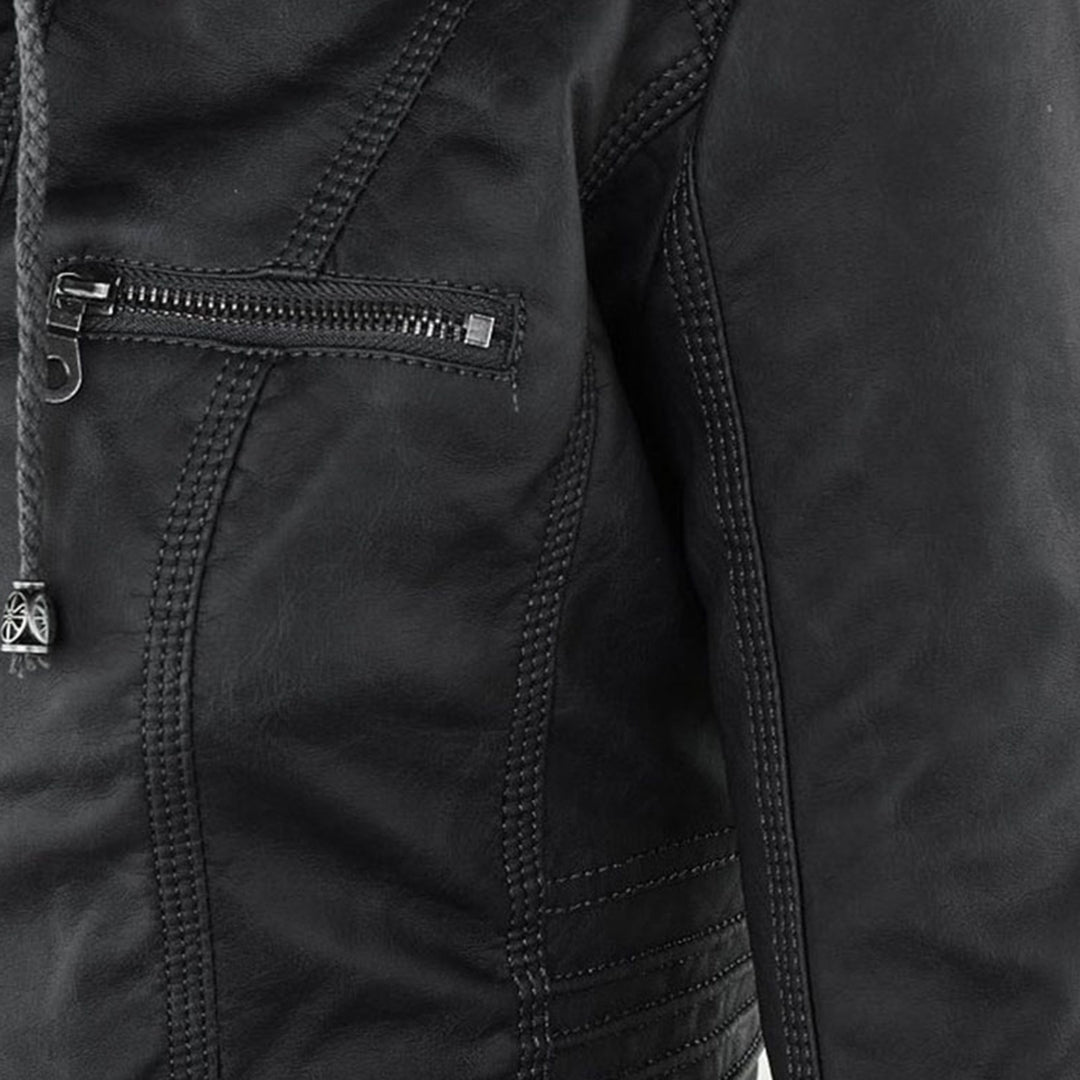 Hooded Moto Jacket