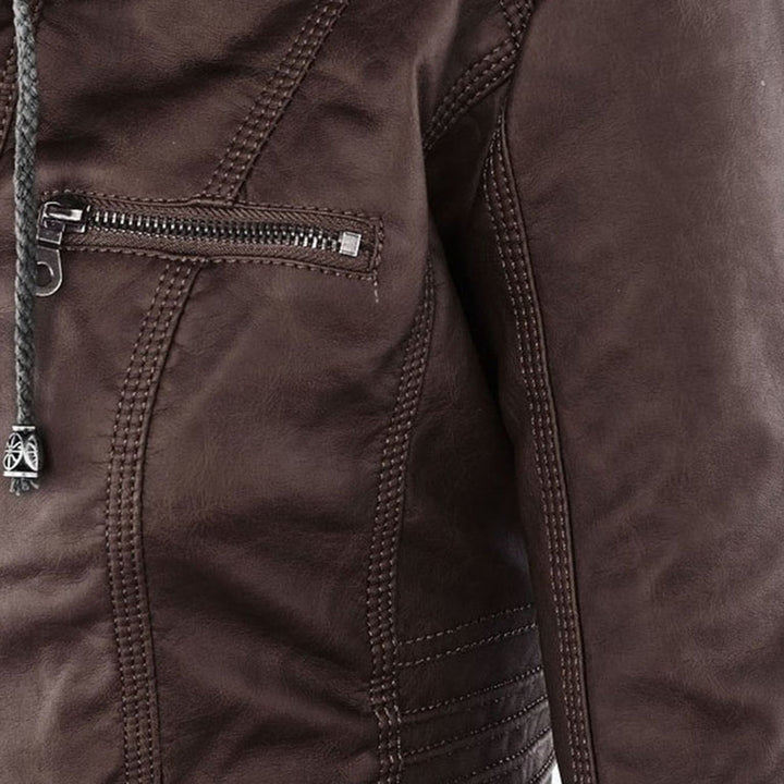 Hooded Moto Jacket