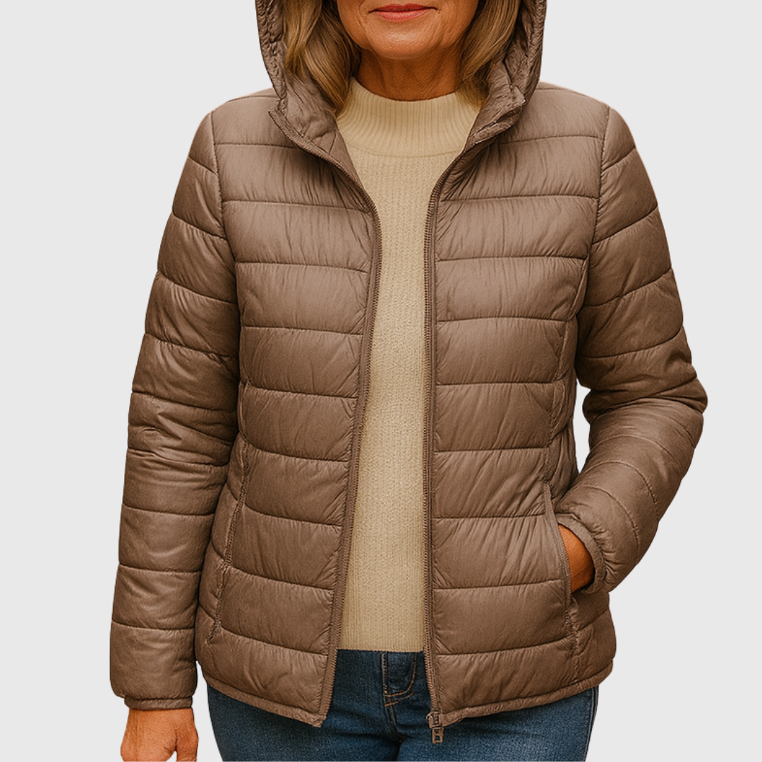 Ultra-Light Hooded Quilted Jacket