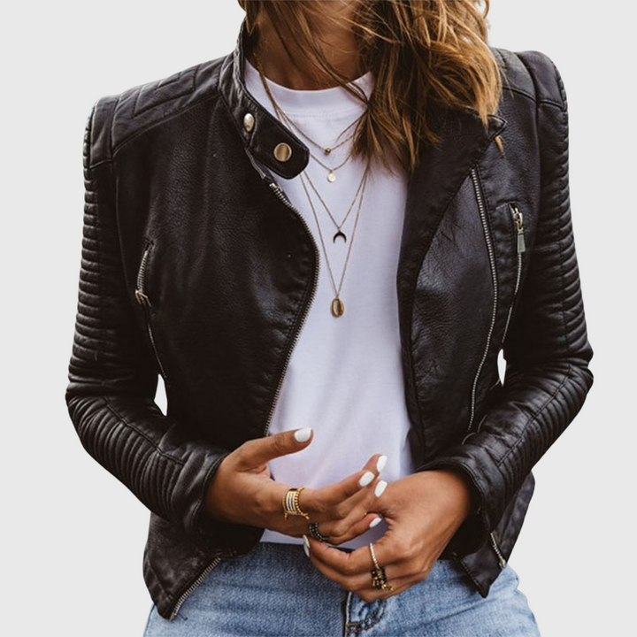 Genuine Leather Biker Jacket