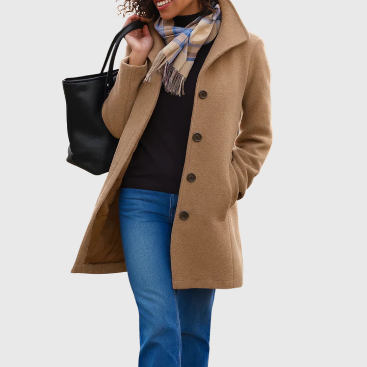 Women's Tailored Single-Breasted Coat