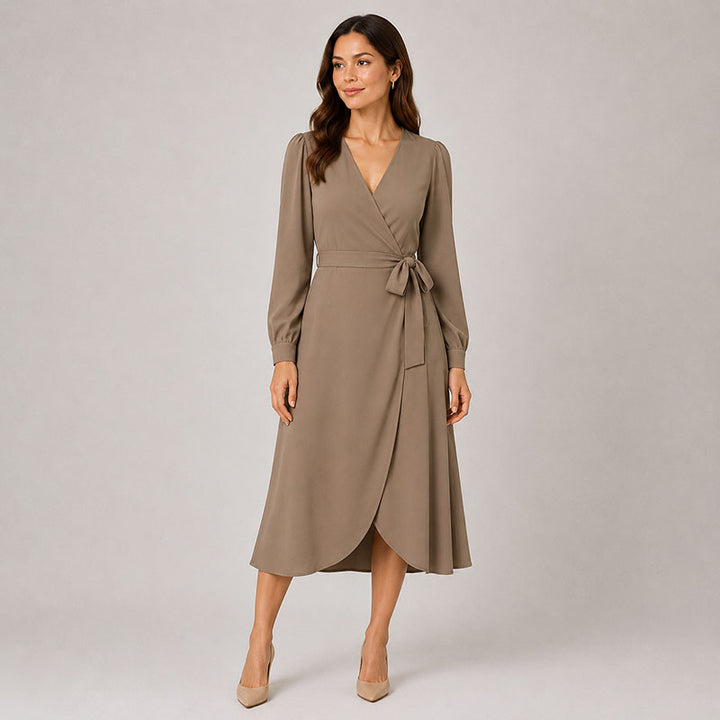 Elodie Wrap Midi Dress