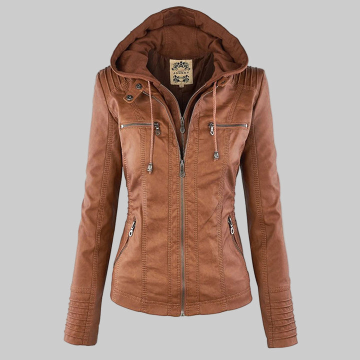Hooded Moto Jacket