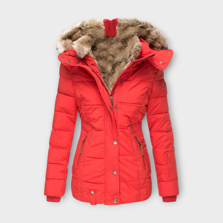 Hooded Faux Fur-Lined Winter Jacket
