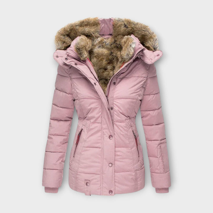 Hooded Faux Fur-Lined Winter Jacket