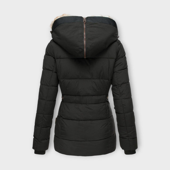Hooded Faux Fur-Lined Winter Jacket