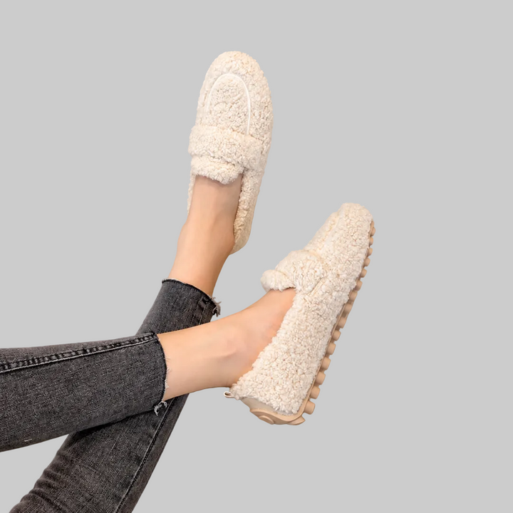 Plush Grip-Soled Slippers