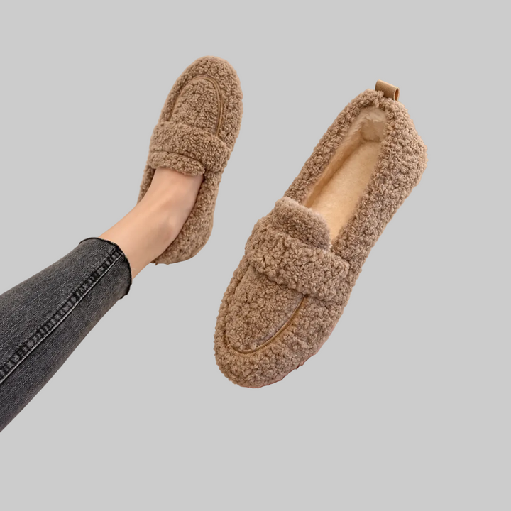Plush Grip-Soled Slippers