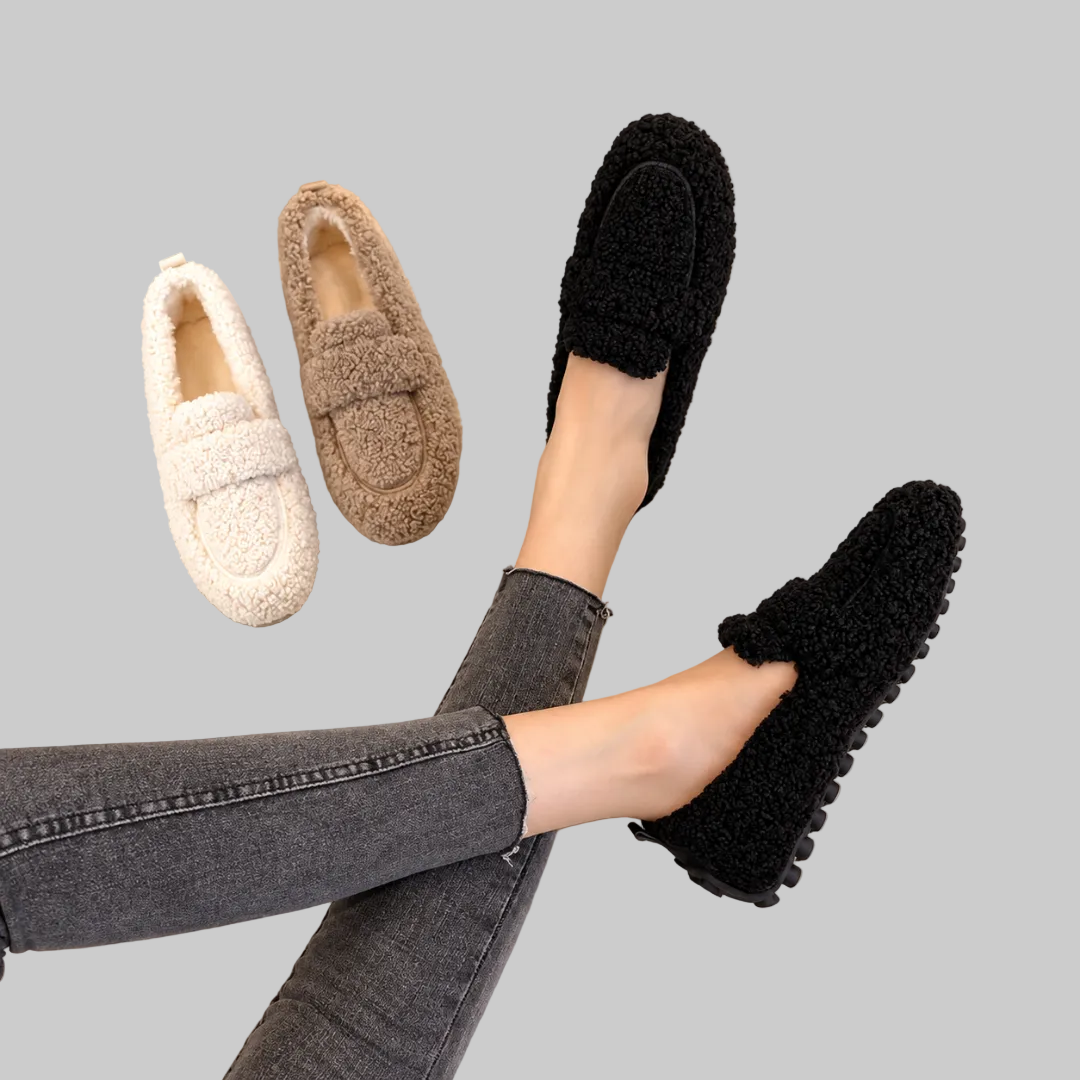 Plush Grip-Soled Slippers
