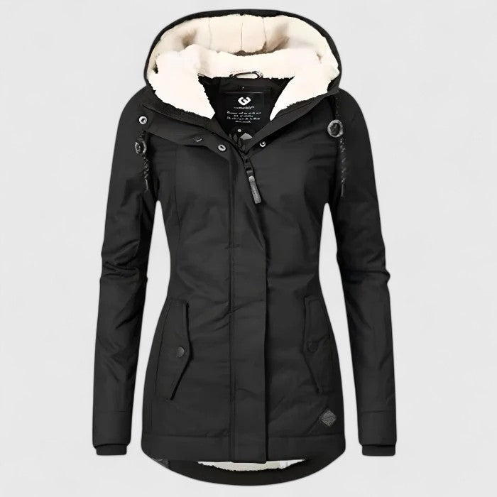 Long Hooded Winter Parka Jacket
