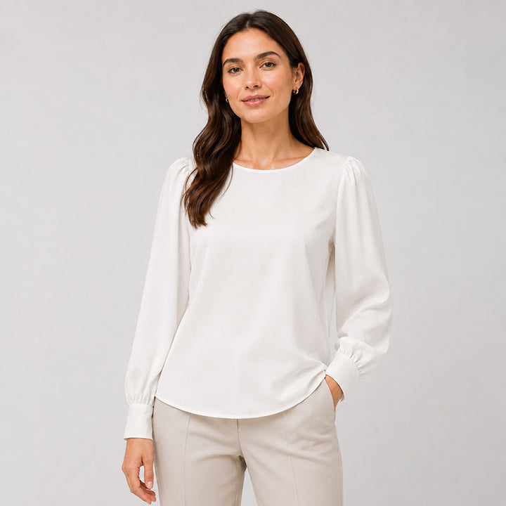 Margot Puff-Sleeve Blouse