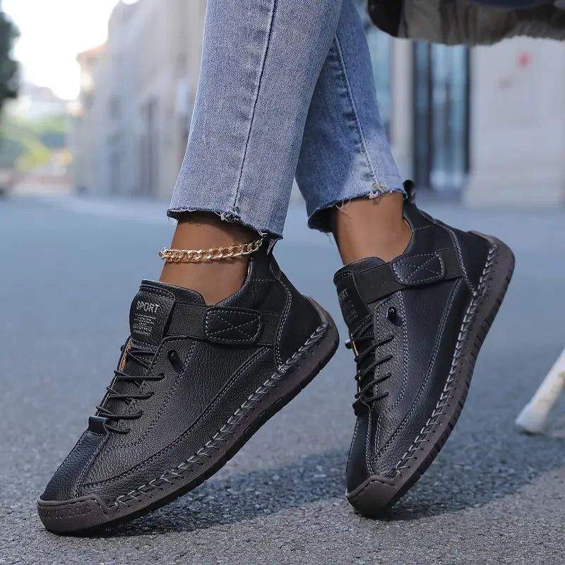 Unisex Cushioned Slip-On Trainers with Wide Toe Box