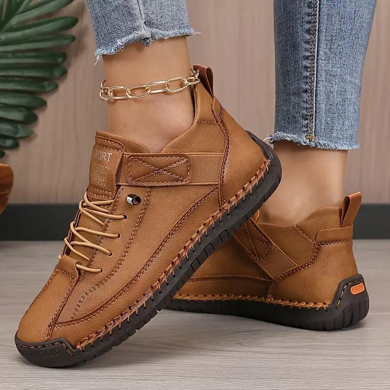 Unisex Cushioned Slip-On Trainers with Wide Toe Box