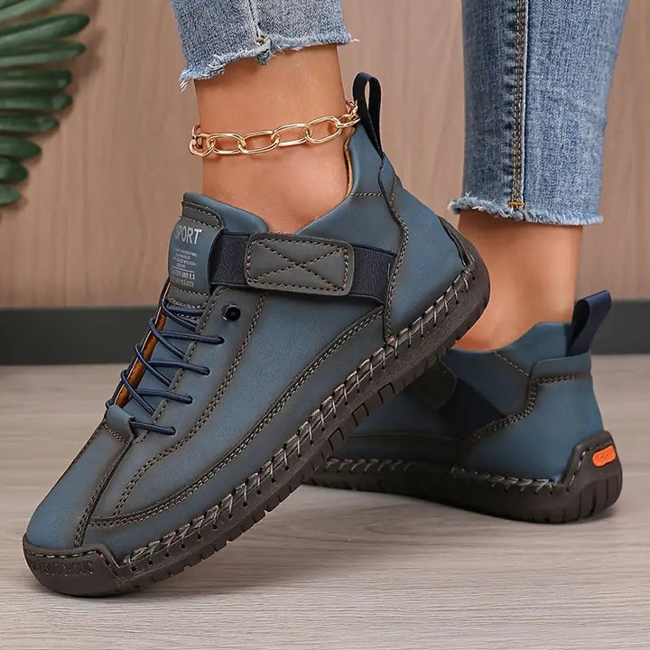 Unisex Cushioned Slip-On Trainers with Wide Toe Box