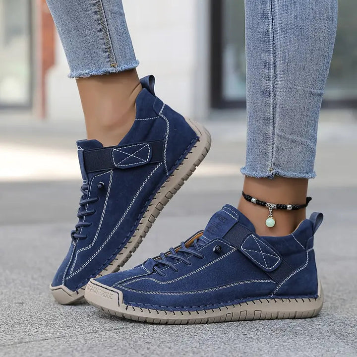 Unisex Cushioned Slip-On Trainers with Wide Toe Box