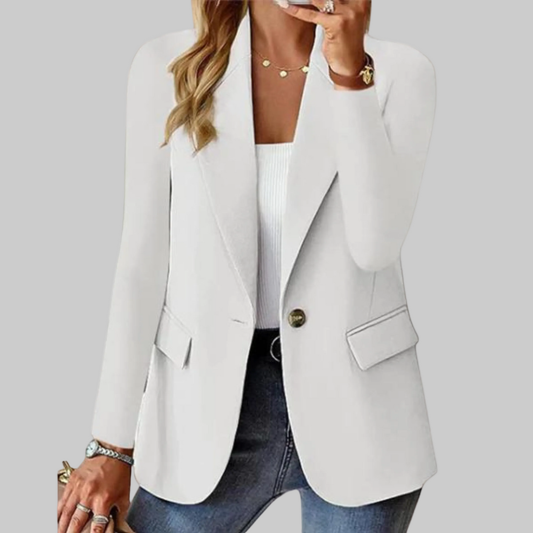Women's Tailored One-Button Blazer