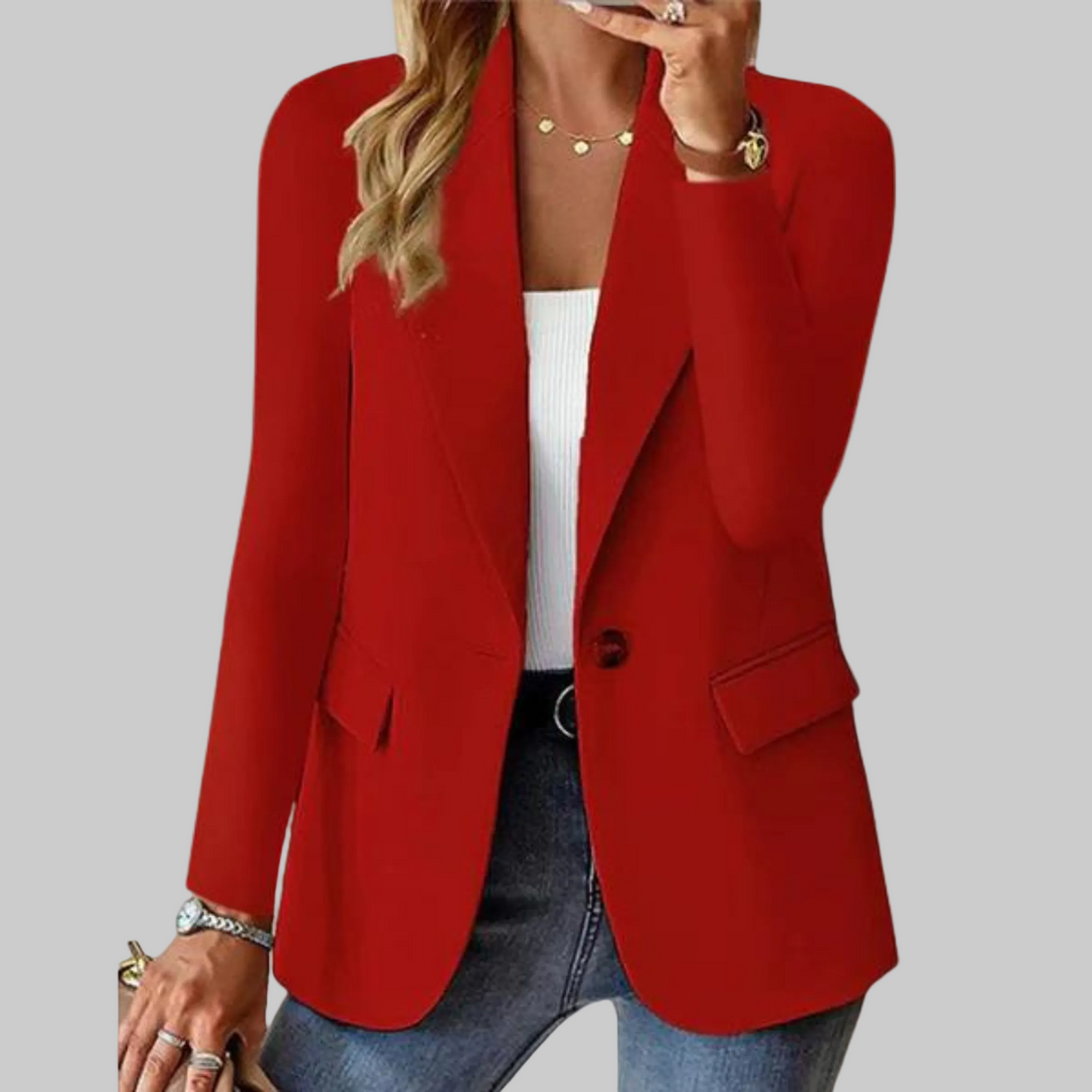 Women's Tailored One-Button Blazer