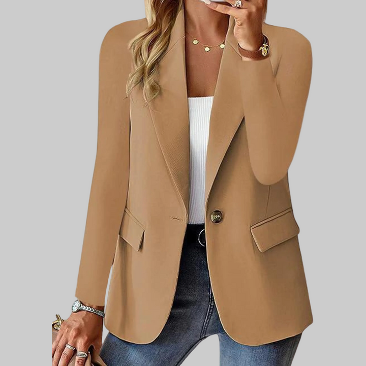 Women's Tailored One-Button Blazer