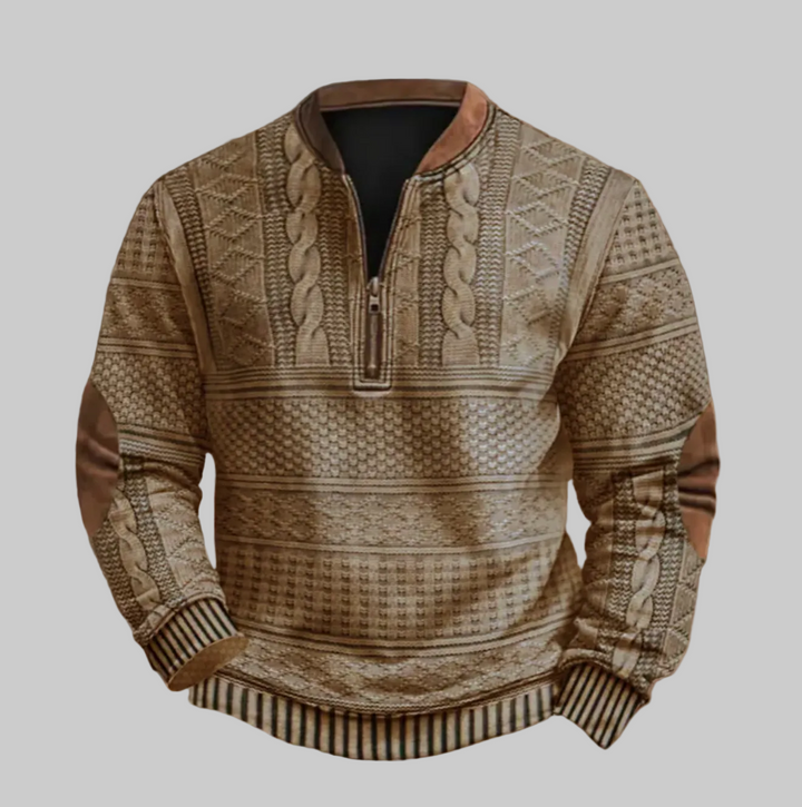 Dimitri™ Retro Zip-Up Sweater