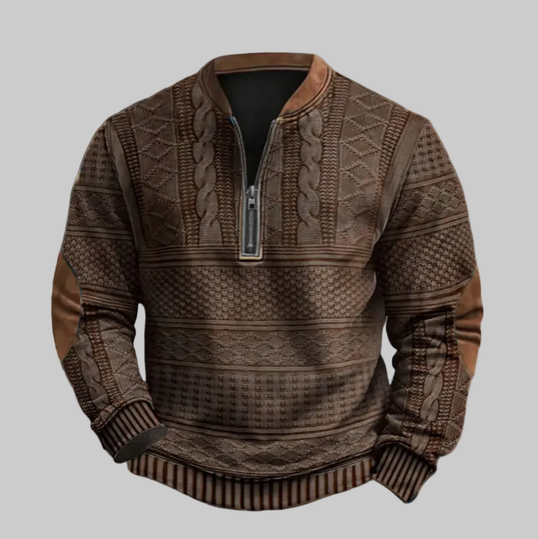 Dimitri™ Retro Zip-Up Sweater