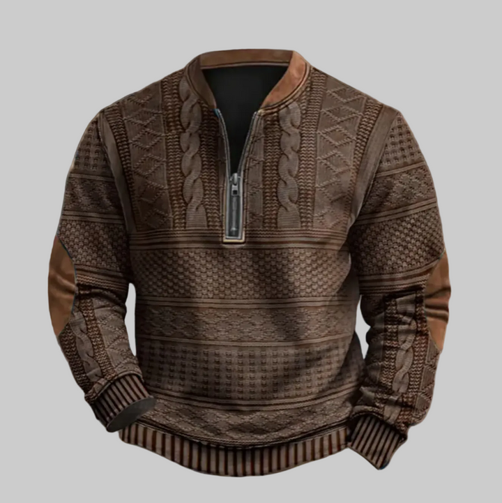 Dimitri™ Retro Zip-Up Sweater