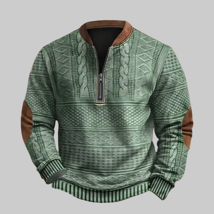 Dimitri™ Retro Zip-Up Sweater