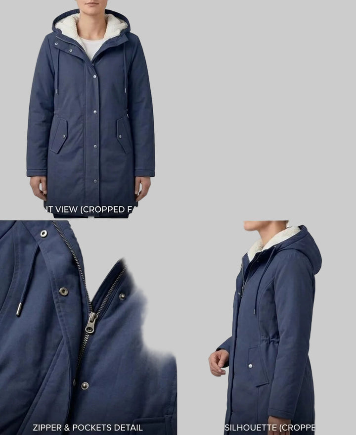 Hooded Longline Parka Coat