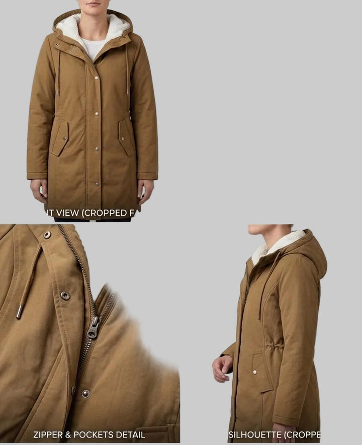 Hooded Longline Parka Coat