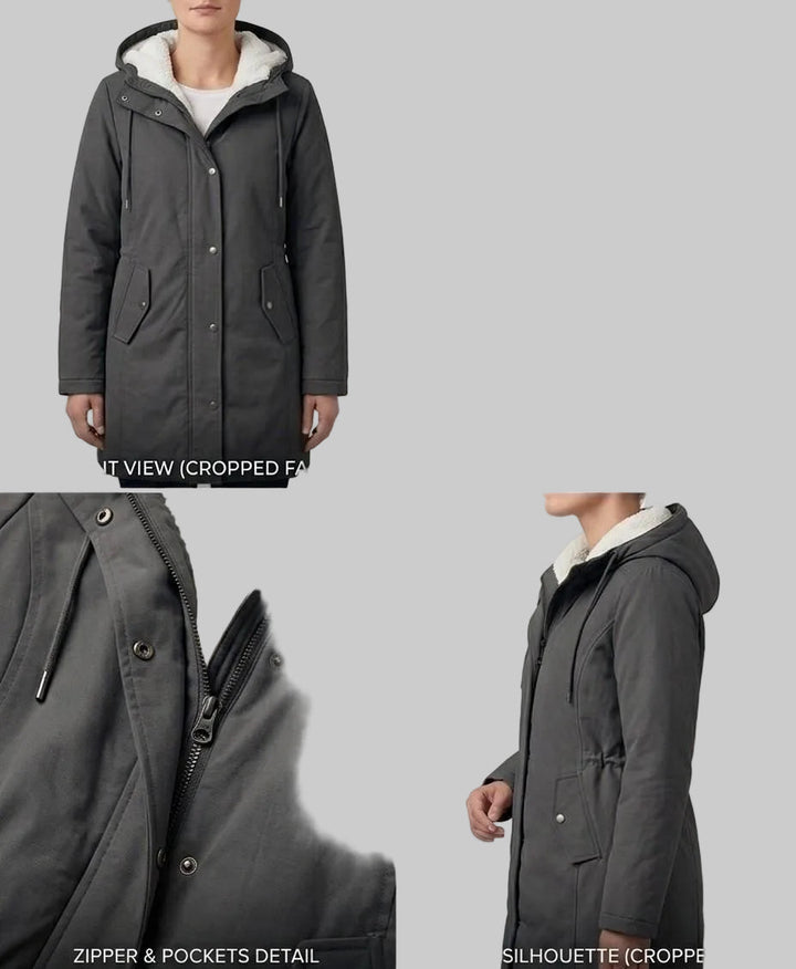 Hooded Longline Parka Coat