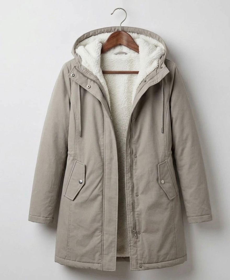 Hooded Longline Parka Coat