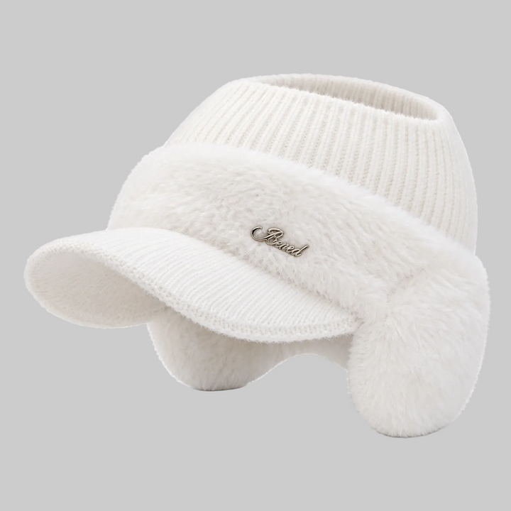Open-Crown Knitted Ponytail Beanie