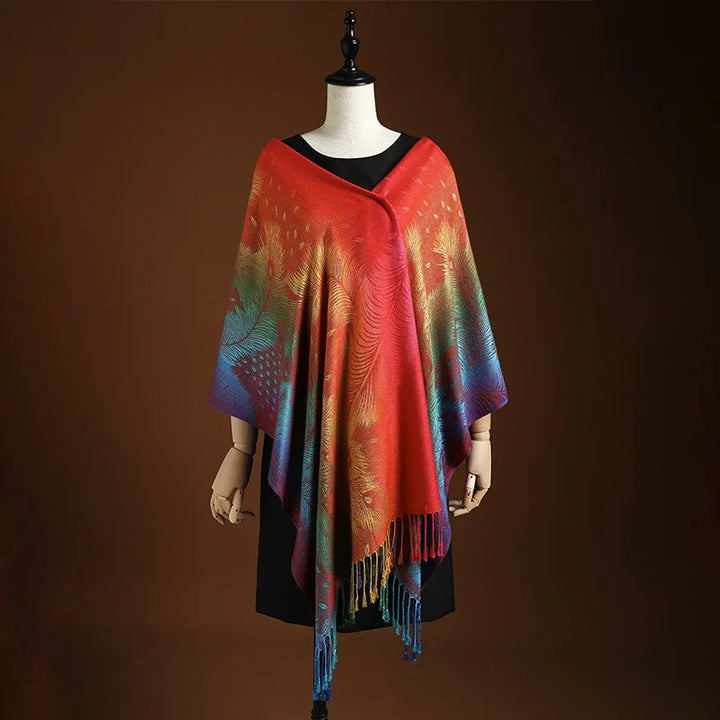 Women's Soft Knit Boho Wrap Shawl