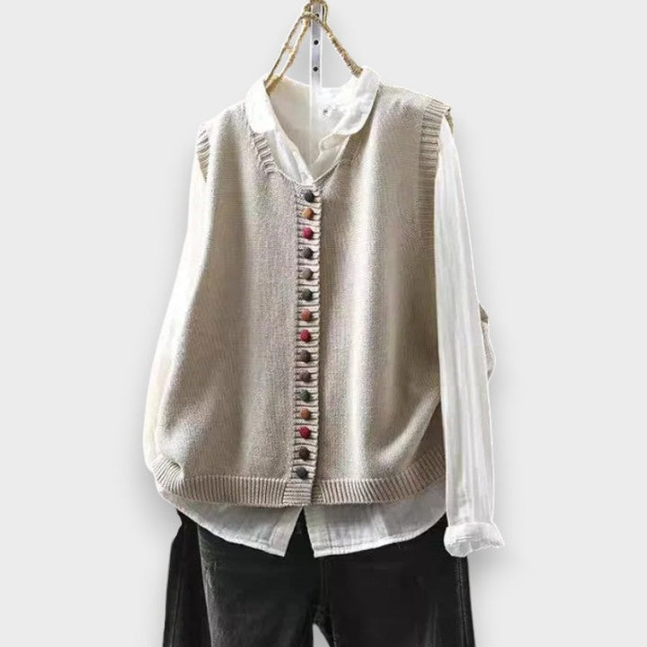Button-Front Cardigan